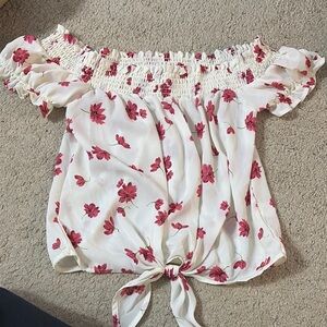 Floral Off-Shoulder Top
